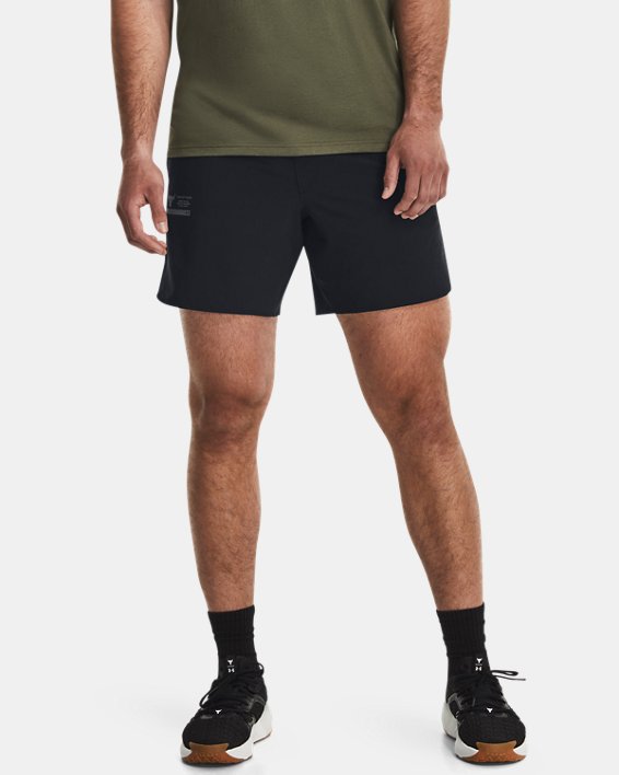 Men's Project Rock Unstoppable Snap Shorts in Black image number 0